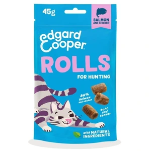 Edgard & Cooper Rolls myke kattegodbiter laks & kylling 45 g