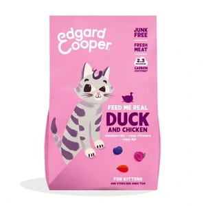 Edgard & Cooper tørrfôr med and & kylling til kattunge 2 kg