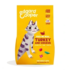 Edgard & Cooper tørrfôr med kalkun & kylling til katt 2 kg