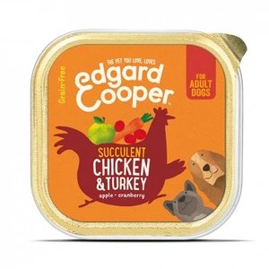 Edgard & Cooper våtfôr med kylling og kalkun til hund 150 g