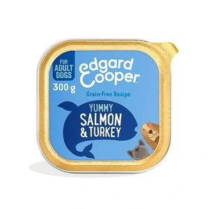 Edgard & Cooper våtfôr med laks og kalkun til hund 300 g