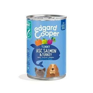 Edgard & Cooper våtfôr med laks og kalkun til hund 400 g