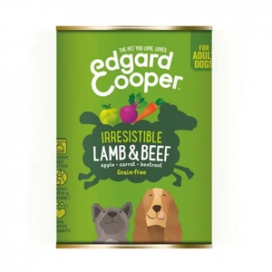 Edgard & Cooper våtfôr med lam og oksekjøtt til hund 400 g
