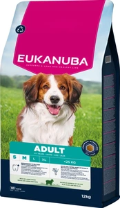 Eukanuba Adult Small & Medium Breed Lam & Ris 12kg
