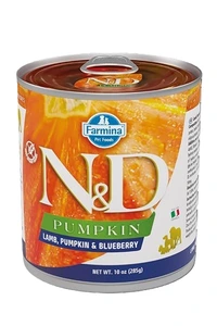 Farmina N&D Pumpkin våtfôr med lam og blåbær til hund 285 g