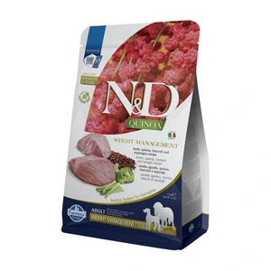 Farmina N&D Quinoa Weight Management Medium/Maxi tørrfôr med lam og brokkoli til hund 7 kg