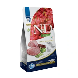 Farmina N&D Quinoa Weight Management tørrfôr med lam til katt 1,5 kg