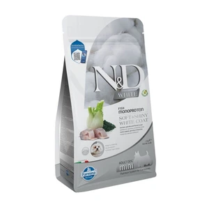 Farmina N&D White Mini tørrfôr med havabbor og spirulina til hund 2 kg