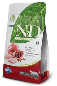 Farmina N&D Grain Free med kylling og granateple tørrfôr til katt 1,5 kg