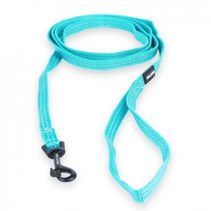 Feel Active nylonkobbel til hund turkis str XS, 1 x 180 cm