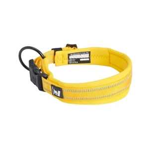 Feel Active polstret hundehalsbånd gul 1,5 x 25-35 cm