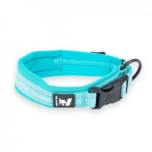 Feel Active vattert halsbånd til hund turkis 25-35 cm