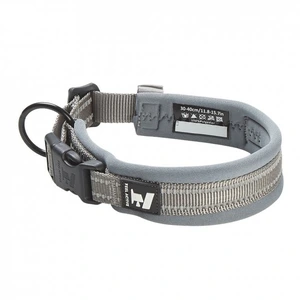 Feel Active vattert hundehalsbånd grå 30-40 cm