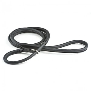 Feel Leather Retrieve retrieverkobbel til hund svart 15 mm x 180 cm