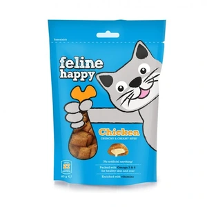 Feline Happy kattegodteri med kylling 60 g