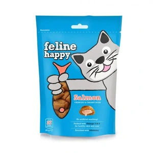 Feline Happy kattegodteri med laks 60 g