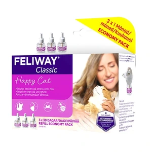 Feliway Classic refillflaske til katt 3 x 48 ml