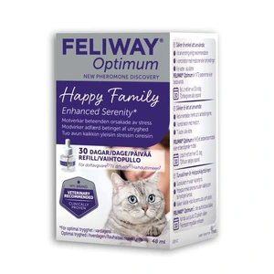 Feliway Optimum refillflaske i økonomipakke til katt 3 x 48 ml