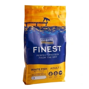 Fish4Dogs Adult Finest tørrfôr med hvit fisk til hund 6 kg
