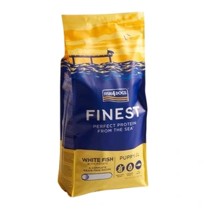 Fish4Dogs Finest tørrfôr med hvitfisk, små biter til valp 6 kg