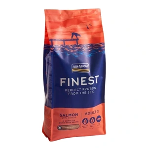 Fish4Dogs Finest tørrfôr med laks, små biter til hund 6 kg