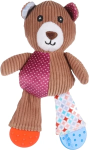 Flamingo Nilak Bear med TPR-føtter hundeleke 20 cm