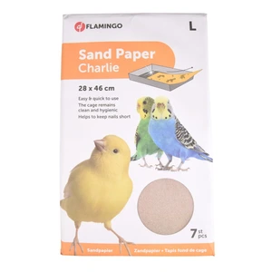 Flamingo sandpapir 7 stk 28 x 46 cm