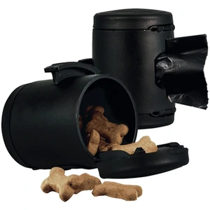 Flexi Multi Box til hund svart ø 5 x 7 cm