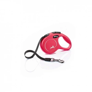 Flexi New Classic bånd til hund rød XS, 3 m, maks 12 kg
