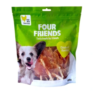 FourFriends Chicken N' Rawhide hundesnacks 400 g