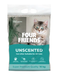 FourFriends kattesand uparfymert 10 kg