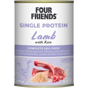 FourFriends Single Protein våtfôr med lam og ris til hund 400 g