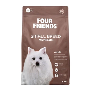 FourFriends tørrfôr til hund av små raser med hjortekjøtt 2 kg