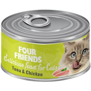 FourFriends våtfôr med tunfisk og kylling til katt 85 g