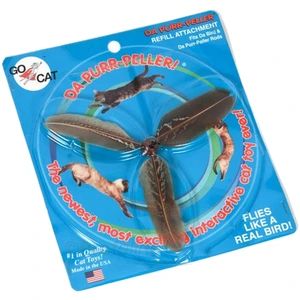 Go Cat Da Bird Da Purr-Peller refill katteleketøy, mix, 17 cm