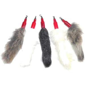 Go Cat Da Bird Fur Fan Tafs katteleketøy, mix