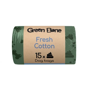 Green Bone refill Fresh Cotton biologisk nedbrytbare hundeposer grønn 15 stk