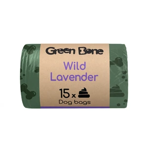 Green Bone refill Wild Lavender biologisk nedbrytbare hundeposer grønn 15 stk