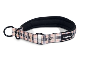 Gustaf och Evita Stilish halvstrup-hundehalsbånd mønstret str M 20 mm x 40-50 cm