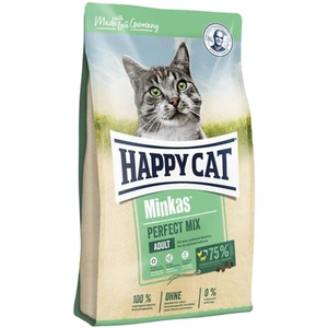 Happy Cat Minkas Perfect Mix tørrfôr med fjærkre, fisk og lam til katt 1,5 kg