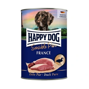 Happy Dog Pure France kornfritt våtfôr med and til hund 400 g