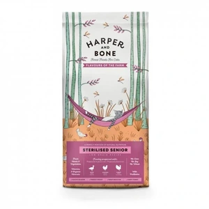 Harper & Bone Senior Sterilised Flavours of the Farm tørrfôr til katt 5 kg