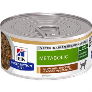 Hill's Prescription Diet Metabolic Mini våtfôr med kylling og grønnsaker til hund 156 g