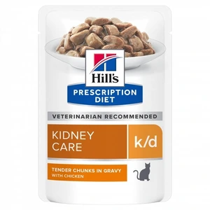 Hill's Prescription Diet k/d Kidney Care våtfôr med kylling til katt 12 x 85 g