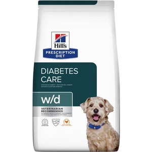 Hill's Prescription Diet w/d Diabetes Care tørrfôr med kylling til hund 10 kg