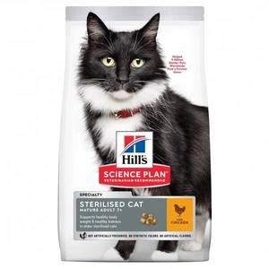 Hill's Science Plan Mature 7+ Sterilised tørrfôr med kylling til katt 1,5 kg