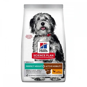 Hill's Science Plan Perfect Weight & Active Mobility Medium tørrfôr med kylling til hund 12 kg