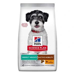 Hill's Science Plan Perfect Weight & Active Mobility Small & Mini tørrfôr med kylling til hund 6 kg
