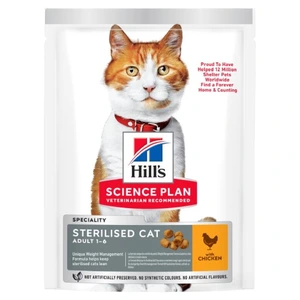 Hill's Science Plan Sterilised tørrfôr med kylling til katt 1,5 kg