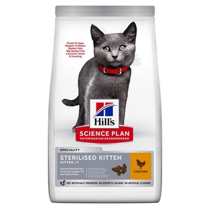 Hill's Science Plan Sterilised tørrfôr med kylling til kattunge 7 kg